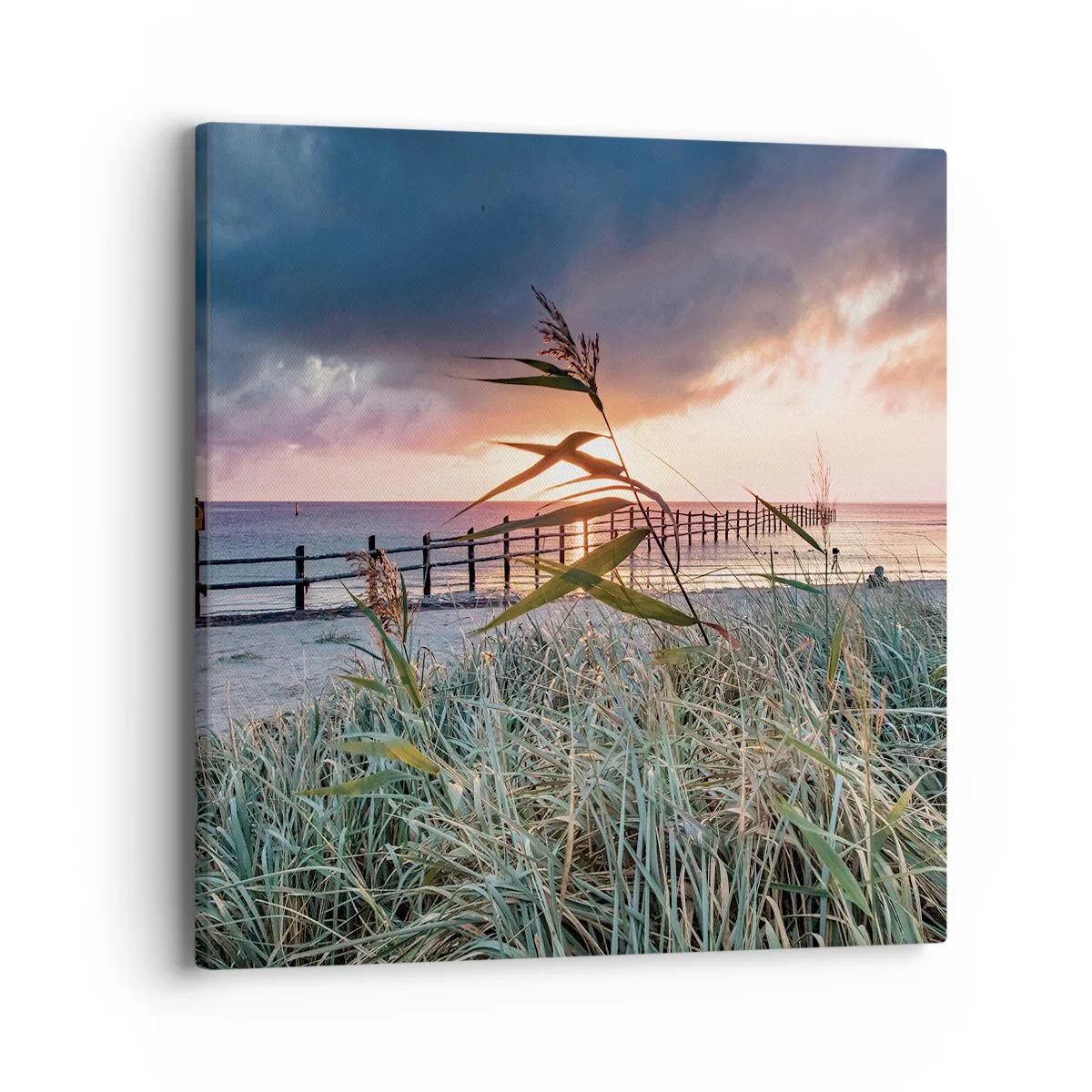 Canvastavla - Bild på duk - Försvinner inte med vinden - 40x40 cm