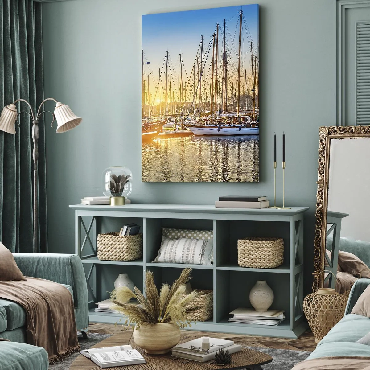 Canvastavla - Bild på duk - Vinden måste också sova - 50x70 cm