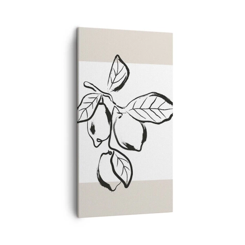 Canvastavla - Bild på duk - Där citronen mognar... - 45x80 cm