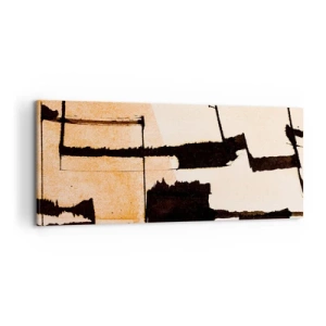 Canvastavla - Bild på duk - Ändå ordning - 100x40 cm