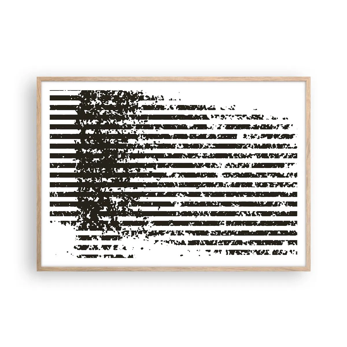 Affisch i ram av ljusek - Rytm och brus - 100x70 cm