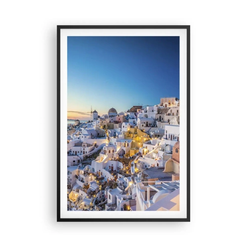 Affisch i svart ram - Grekhetens essäns - 61x91 cm