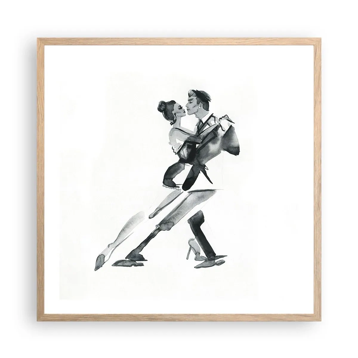 Affisch i ram av ljusek - I en rytm - 60x60 cm