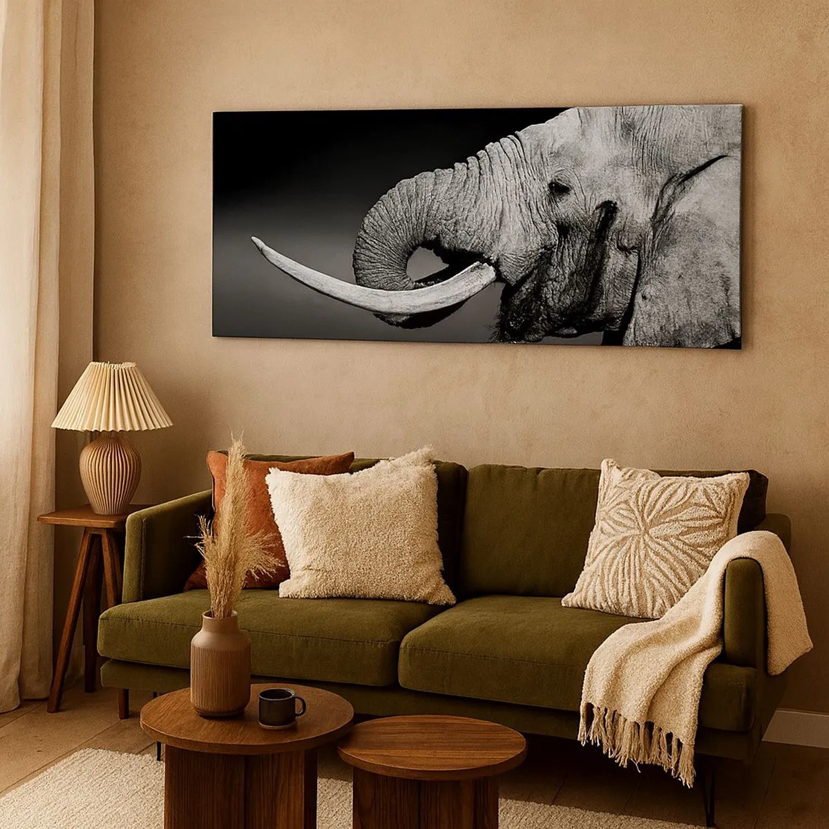 Canvastavla - Bild på duk - Ja, nu är det bra - 100x40 cm