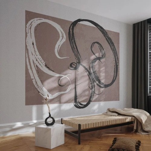 Fototapet Premium Canvas - Komposition - sökande efter fullständighet - Minimalism, Bit, Abstraktion - 300x210 cm