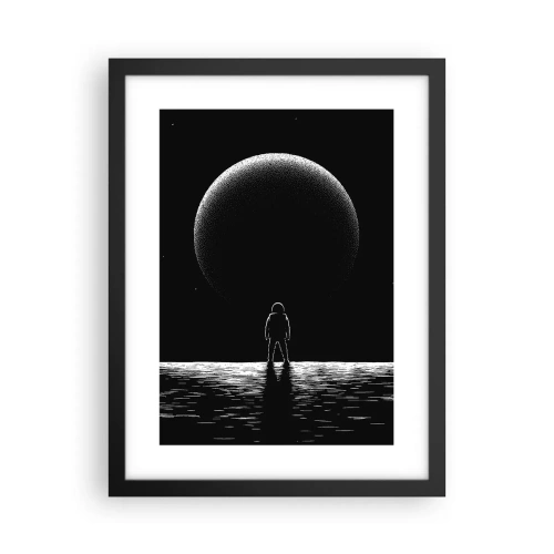 Affisch i svart ram - Ansikte mot ansikte - 30x40 cm
