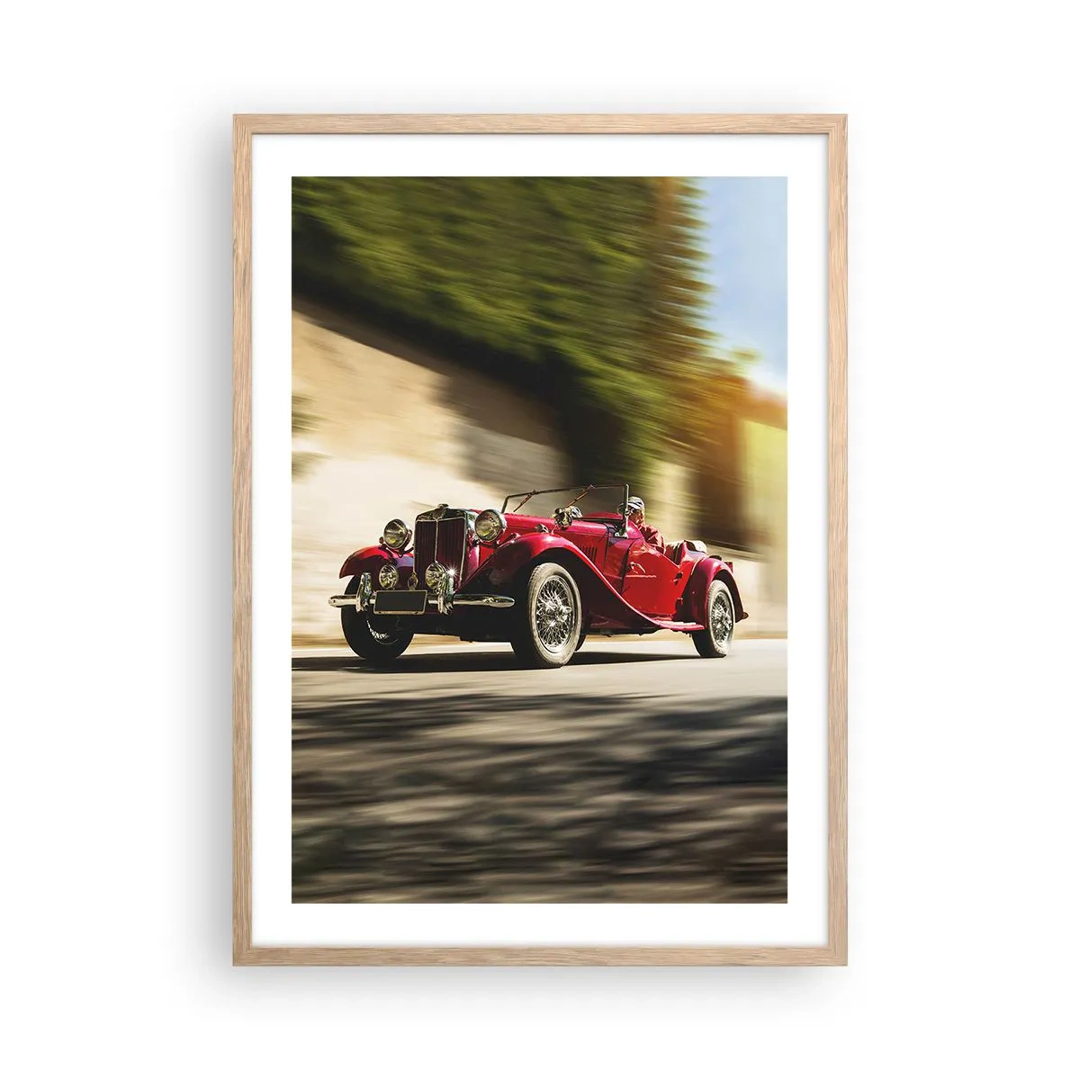 Affisch i ram av ljusek - Vackrare än Nike från Samothrakis - 50x70 cm