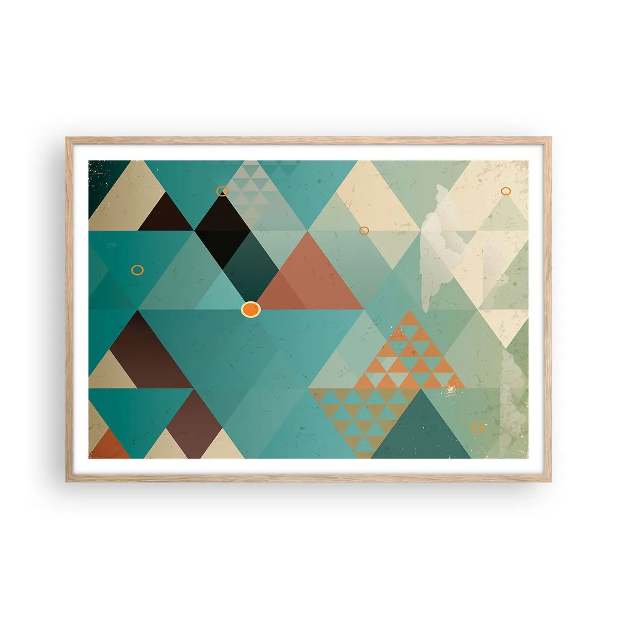 Affisch i ram av ljusek - Mångfaldens enighet, enighetens mångfald - 100x70 cm