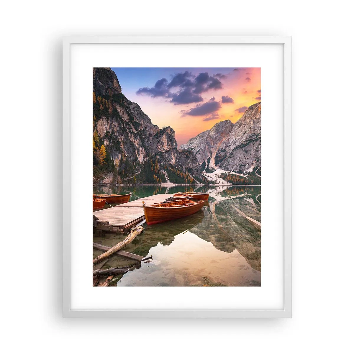 Affisch i vit ram - Dagens löfte - 40x50 cm