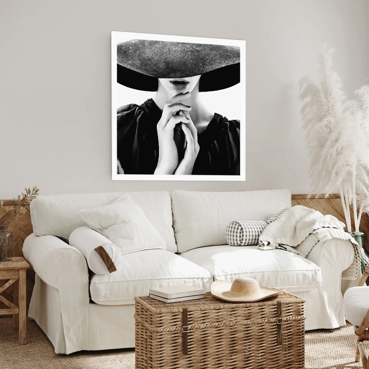 Affisch - Dold skönhet - 40x40 cm