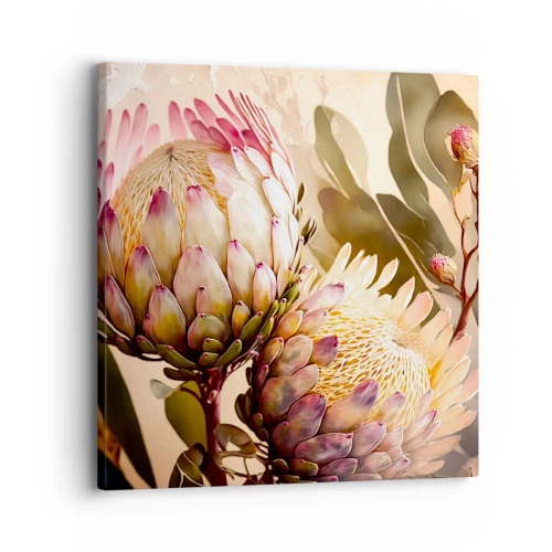 Canvastavla - Bild på duk - Ömsint omfamnad - 30x30 cm