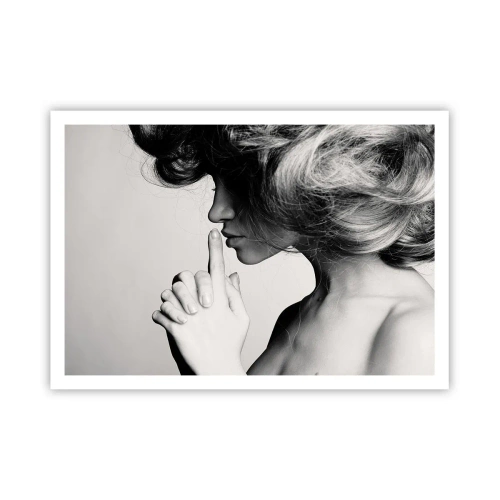 Affisch - Lyssnar på sig själv - 100x70 cm