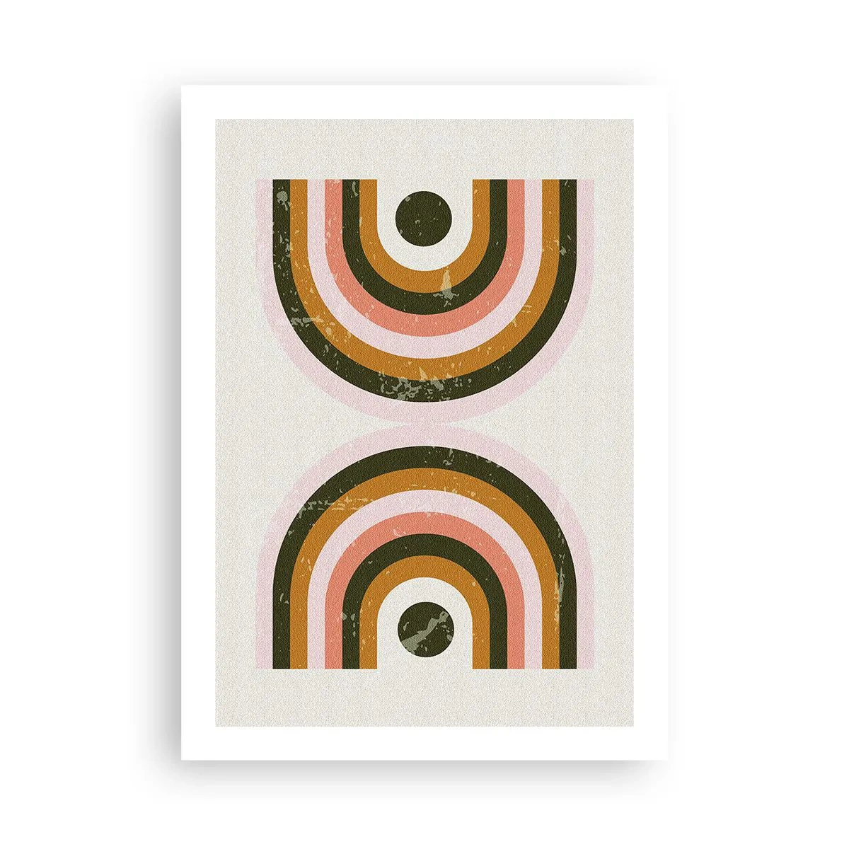 Affisch - Tvillingabstraktion - 50x70 cm