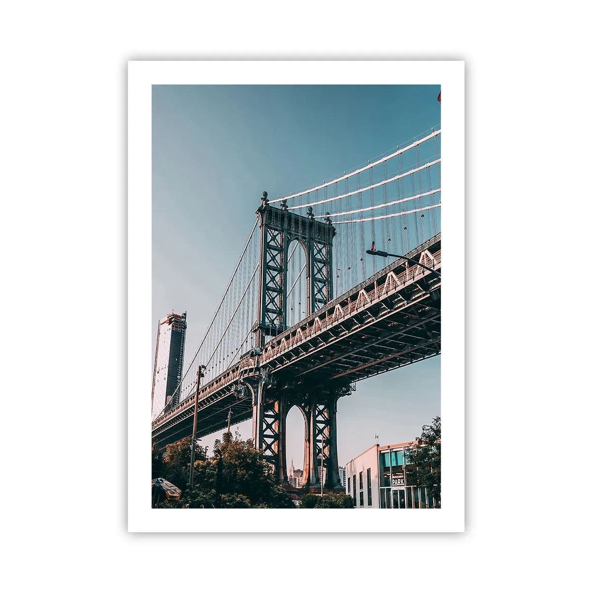 Affisch - Över stadens vågor - 50x70 cm