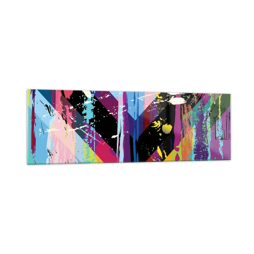 Glastavla - Bild på glas - Uppifrån nedåt - 160x50 cm