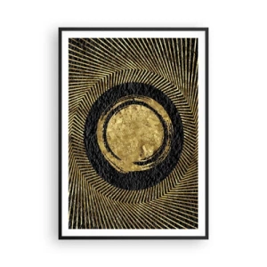 Affisch i svart ram - Glamourös komposition - 70x100 cm