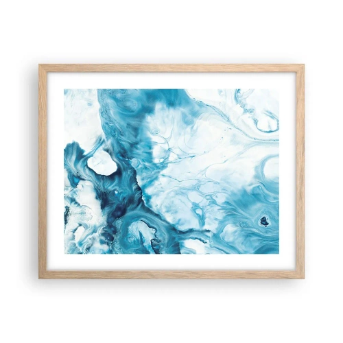 Affisch i ram av ljusek - Blåhetens konsert - 50x40 cm