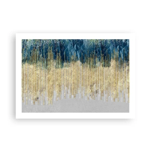 Affisch - Förgylld gräns - 70x50 cm