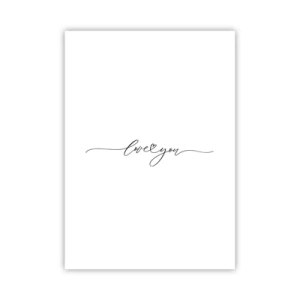 Affisch - Svart på vitt - 50x70 cm