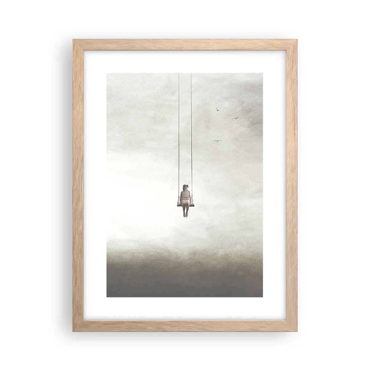 Affisch i ram av ljusek - Barn i oss - 30x40 cm