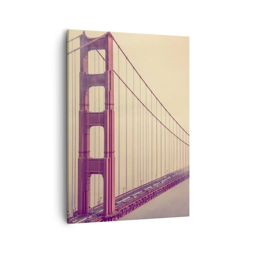 Canvastavla - Bild på duk - Mellan himlen och jorden - 50x70 cm