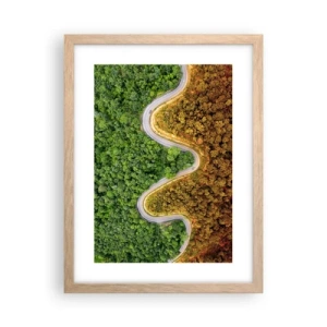 Affisch i ram av ljusek - Gränser och genombrott - 30x40 cm