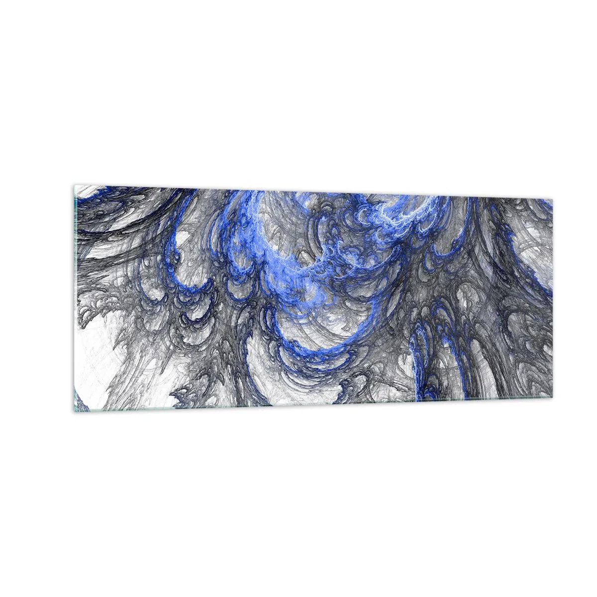 Glastavla - Bild på glas - Vågens födsel - 100x40 cm