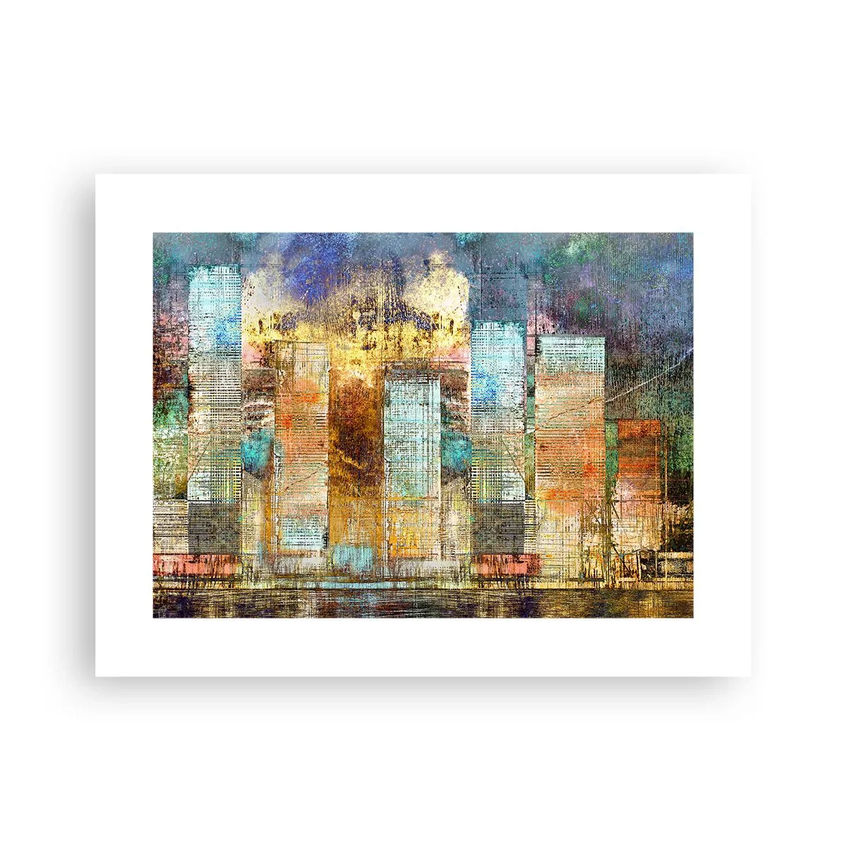 Affisch - Solig metropol - 40x30 cm