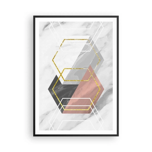 Affisch i svart ram - Kedjekomposition - 70x100 cm