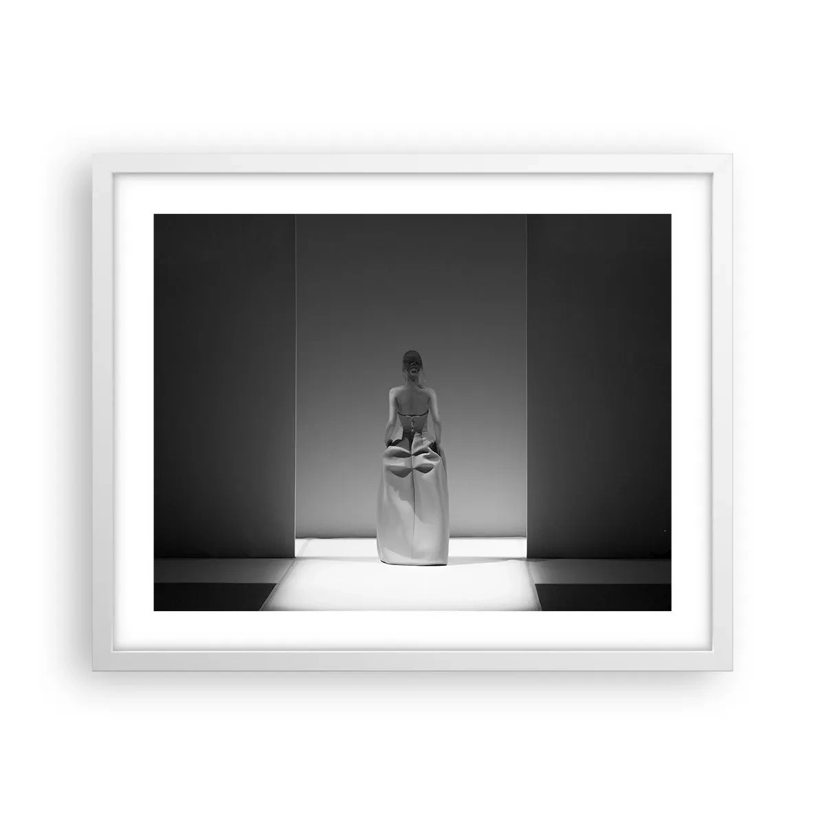 Affisch i vit ram - Raffinerad enkelhet - 50x40 cm
