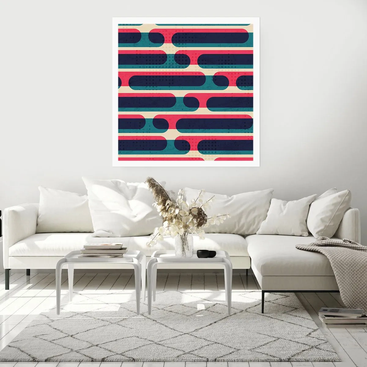 Affisch - In och framåt - 60x60 cm
