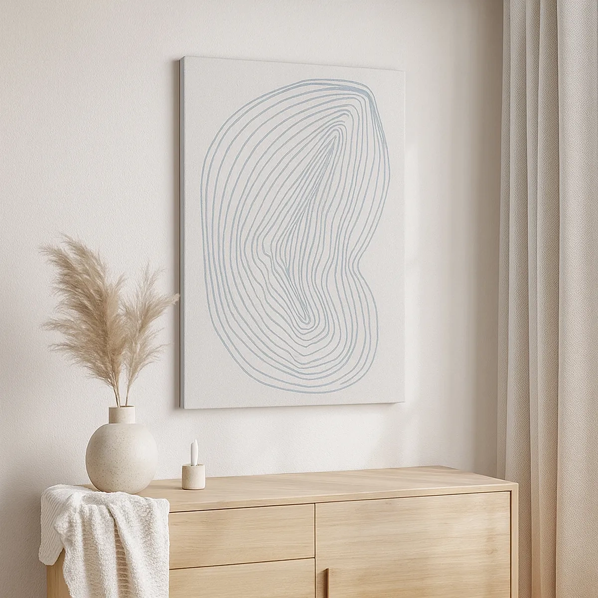 Canvastavla - Bild på duk - Droppens leende - 50x70 cm