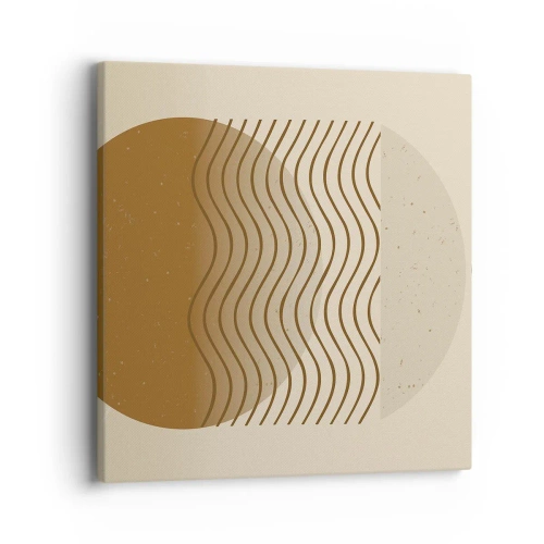 Canvastavla - Bild på duk - Om geometriska figurers ursprung - 40x40 cm