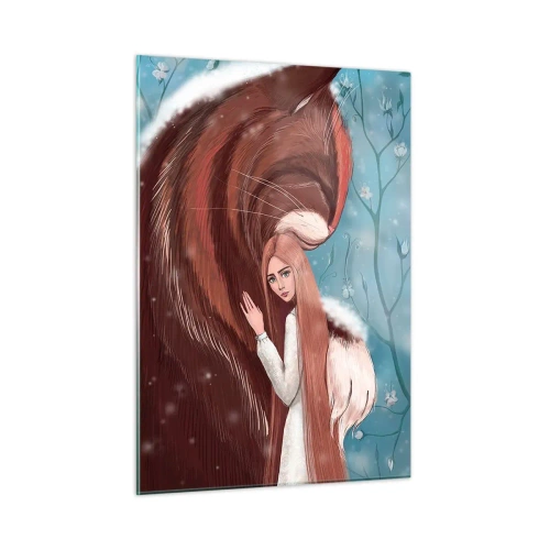 Glastavla - Bild på glas - Välkommen till sagan - 50x70 cm