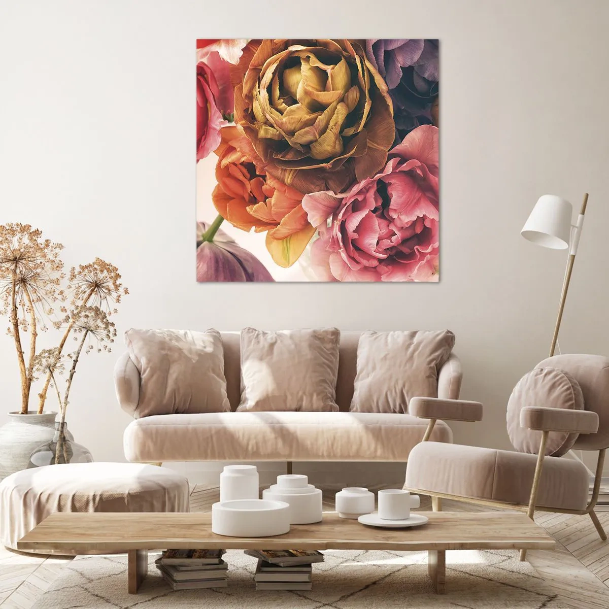 Canvastavla - Bild på duk - Livets högtid - 50x50 cm