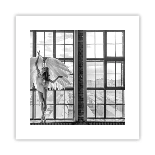 Affisch - Änglarnas stad? - 30x30 cm