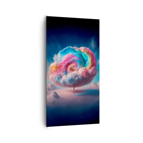 Canvastavla - Bild på duk - En dröm om en nöjespark - 65x120 cm