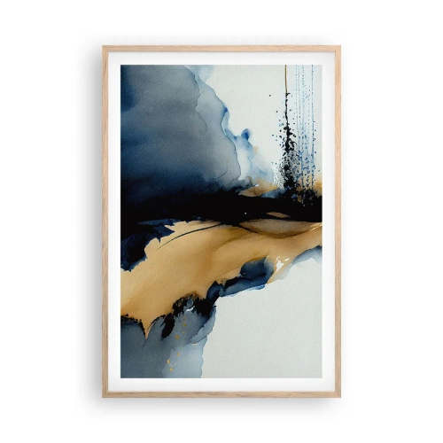 Affisch i ram av ljusek - Bakom ridån - 61x91 cm