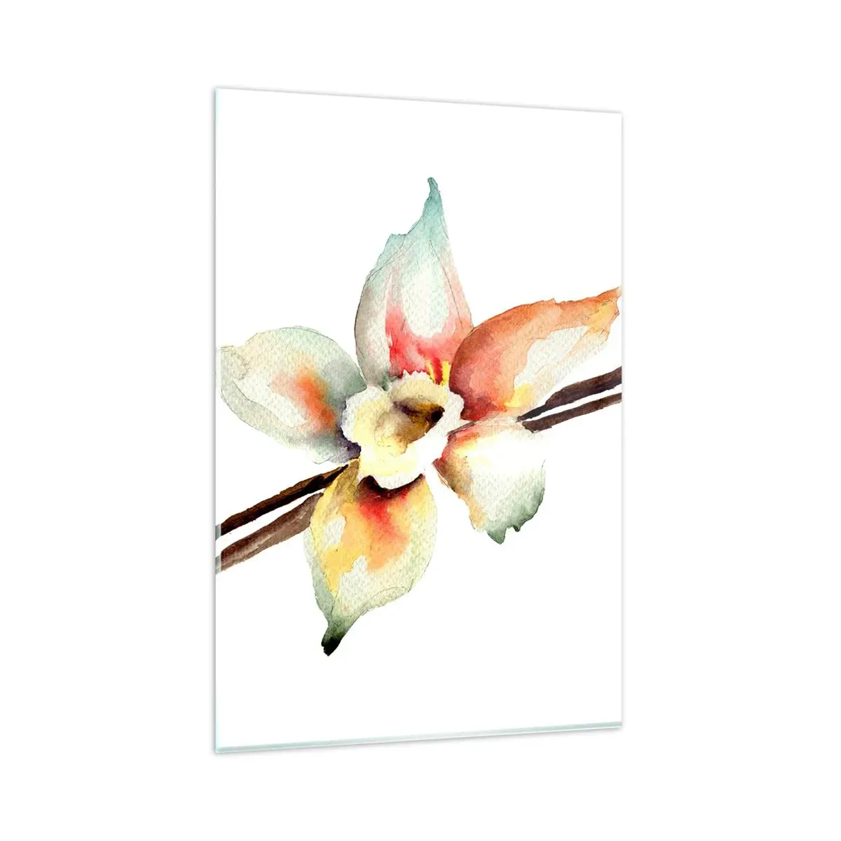 Glastavla - Bild på glas - Söt målning - 80x120 cm