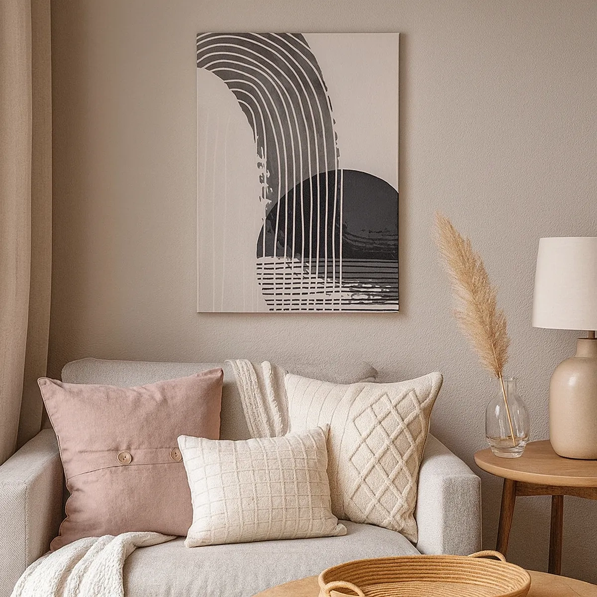 Canvastavla - Bild på duk - Dit och tillbaka - 50x70 cm