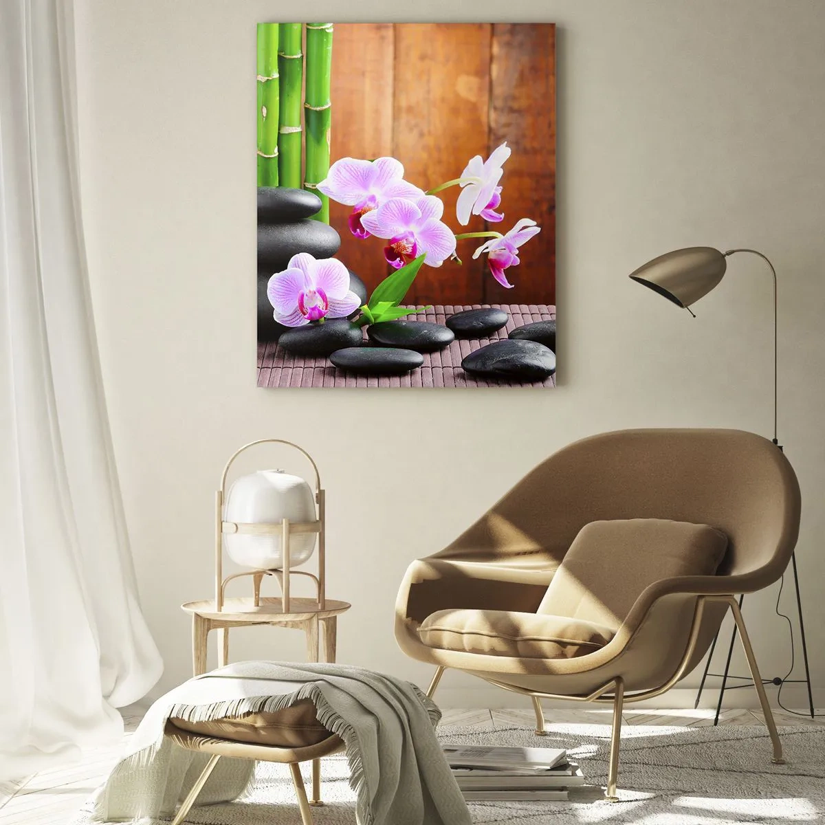 Glastavla - Bild på glas - Lär känna orientens behag - 50x70 cm