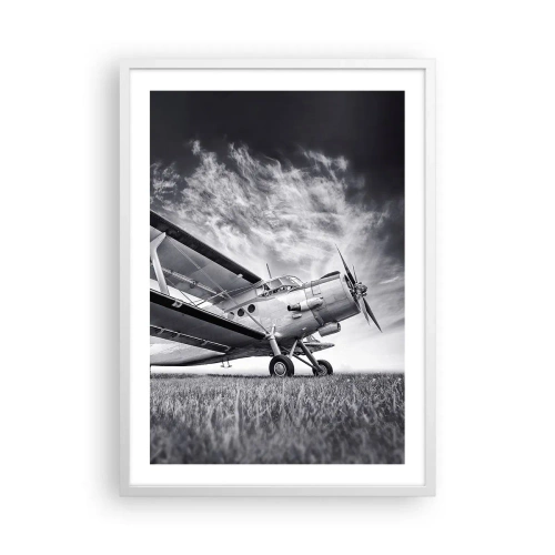 Affisch i vit ram - Bevingad vandrare - 50x70 cm