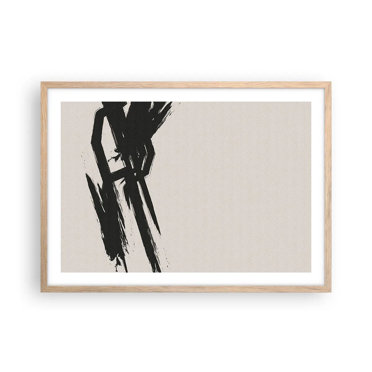 Affisch i ram av ljusek - En ostoppbar rörelse - 70x50 cm