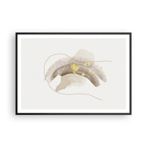 Affisch i svart ram - Träffat i rummet - 100x70 cm