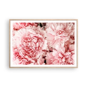 Affisch i ram av ljusek - Rosa dröm - 100x70 cm