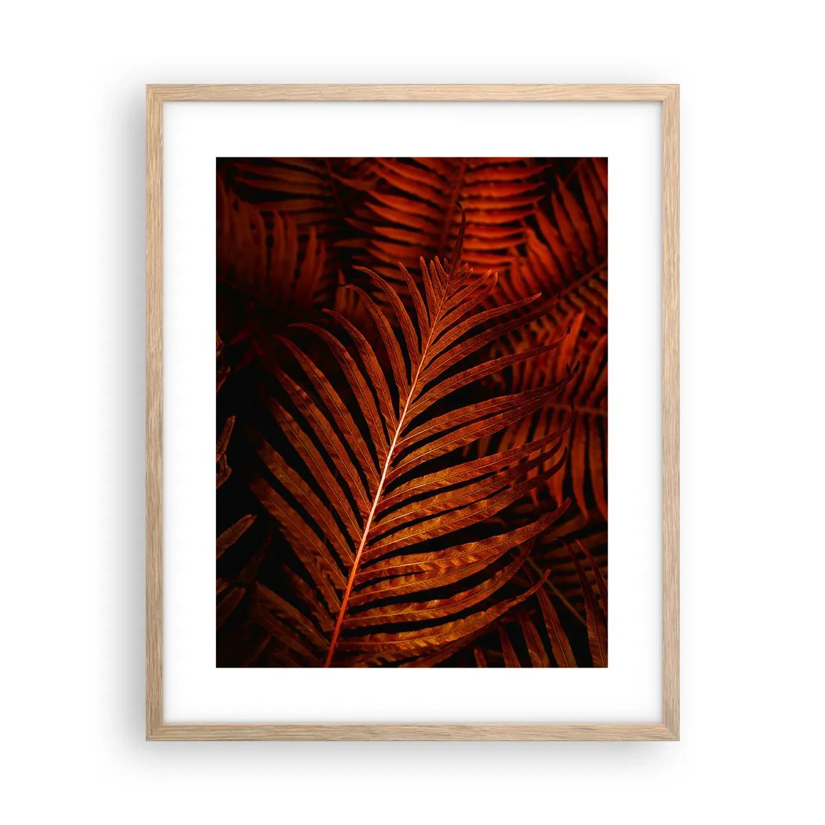 Affisch i ram av ljusek - Livets glöd - 40x50 cm