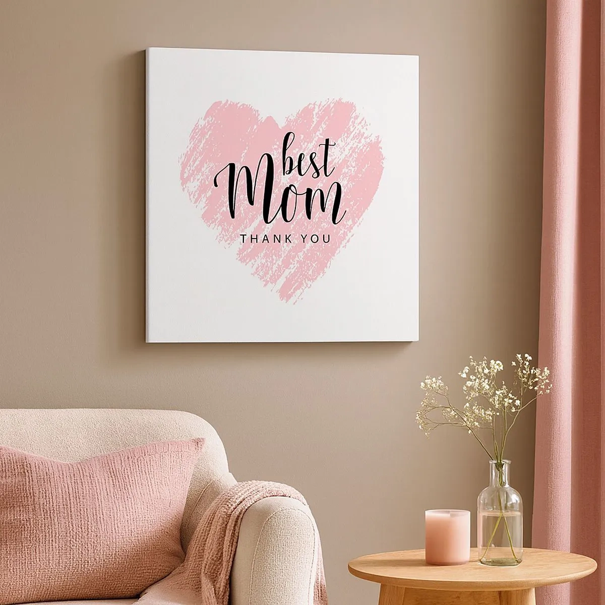 Canvastavla - Bild på duk - Alltid rätt ögonblick - 30x30 cm