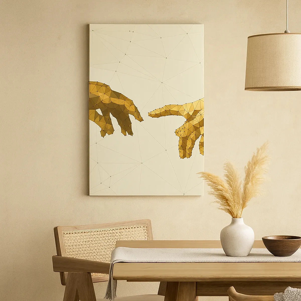 Canvastavla - Bild på duk - Gudomlig geometri - 50x70 cm