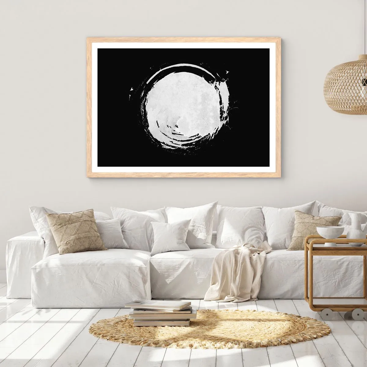 Affisch i ram av ljusek - Den goda vägen ut - 40x30 cm