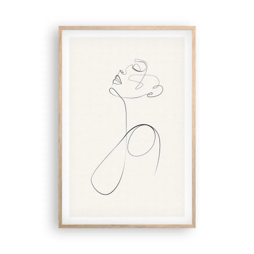 Affisch i ram av ljusek - Förvirrad i drömmarna - 61x91 cm